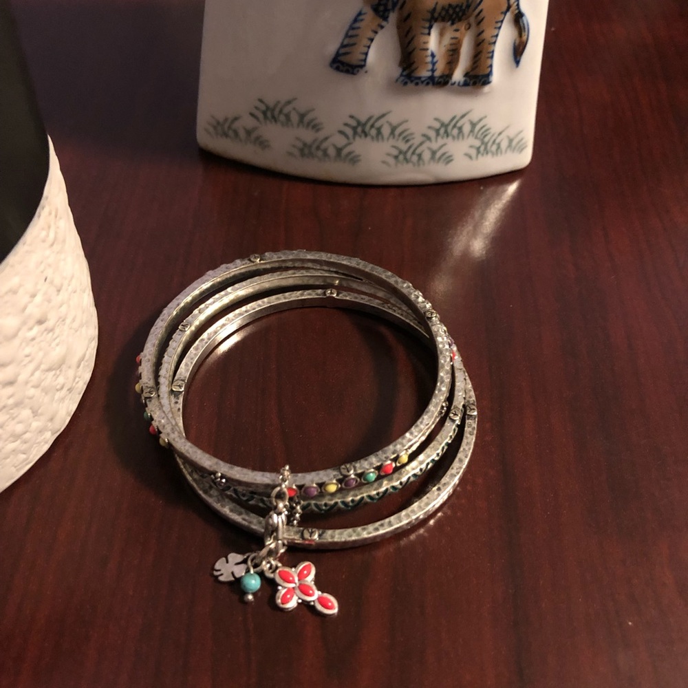 Lucky Brand Silver Bracelet set